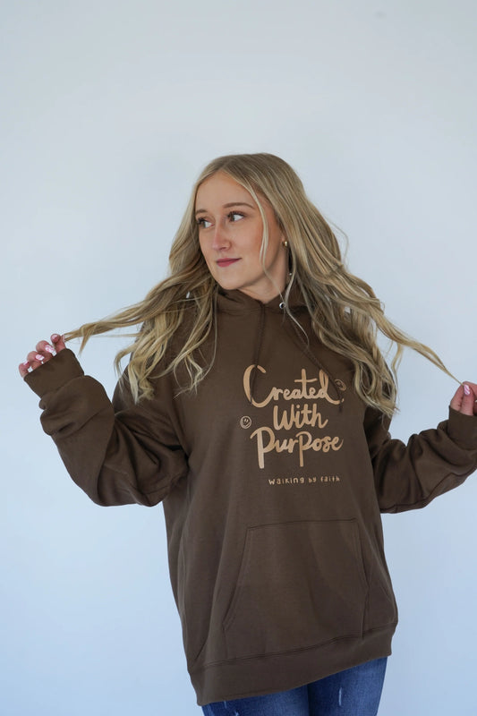 Created With Purpose Sweatshirt Brown