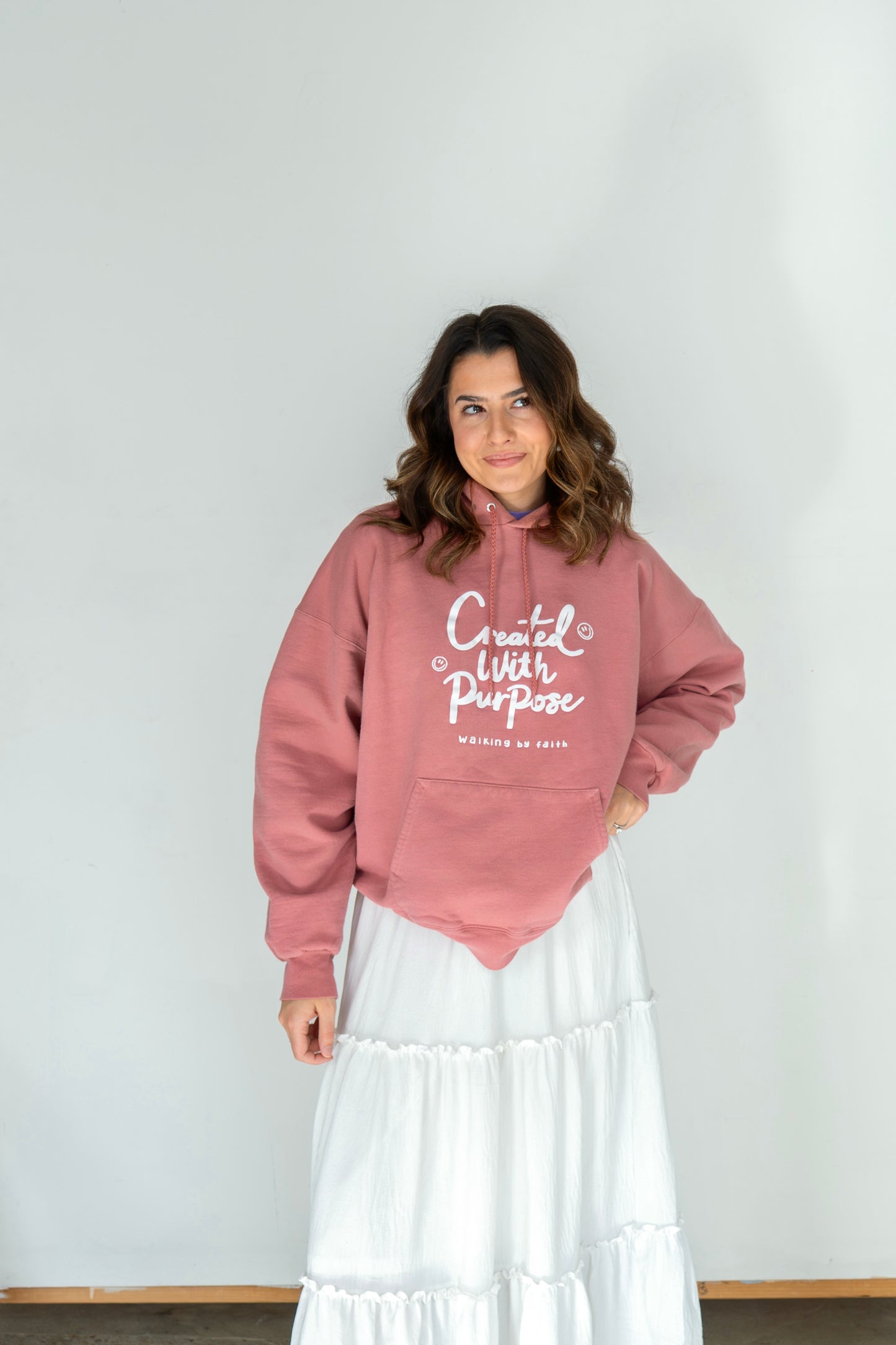 Created With Purpose Sweatshirt Pink