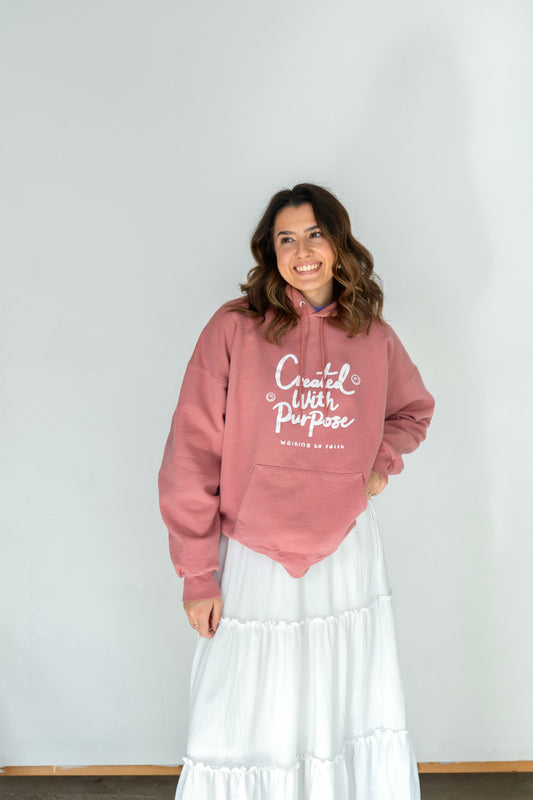 Created With Purpose Sweatshirt Pink