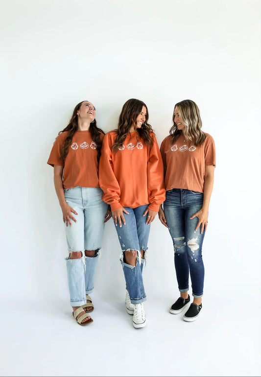 Pumpkin & Ghost Crewneck