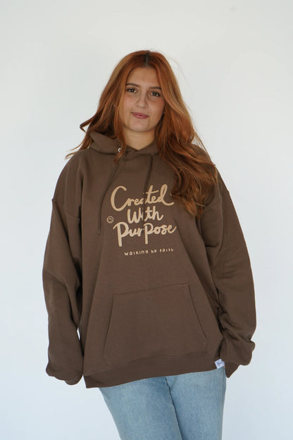 Created With Purpose Sweatshirt Brown