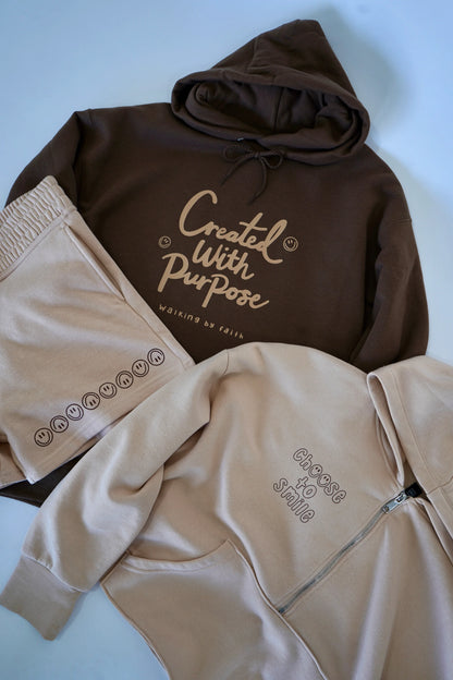 Created With Purpose Sweatshirt Brown