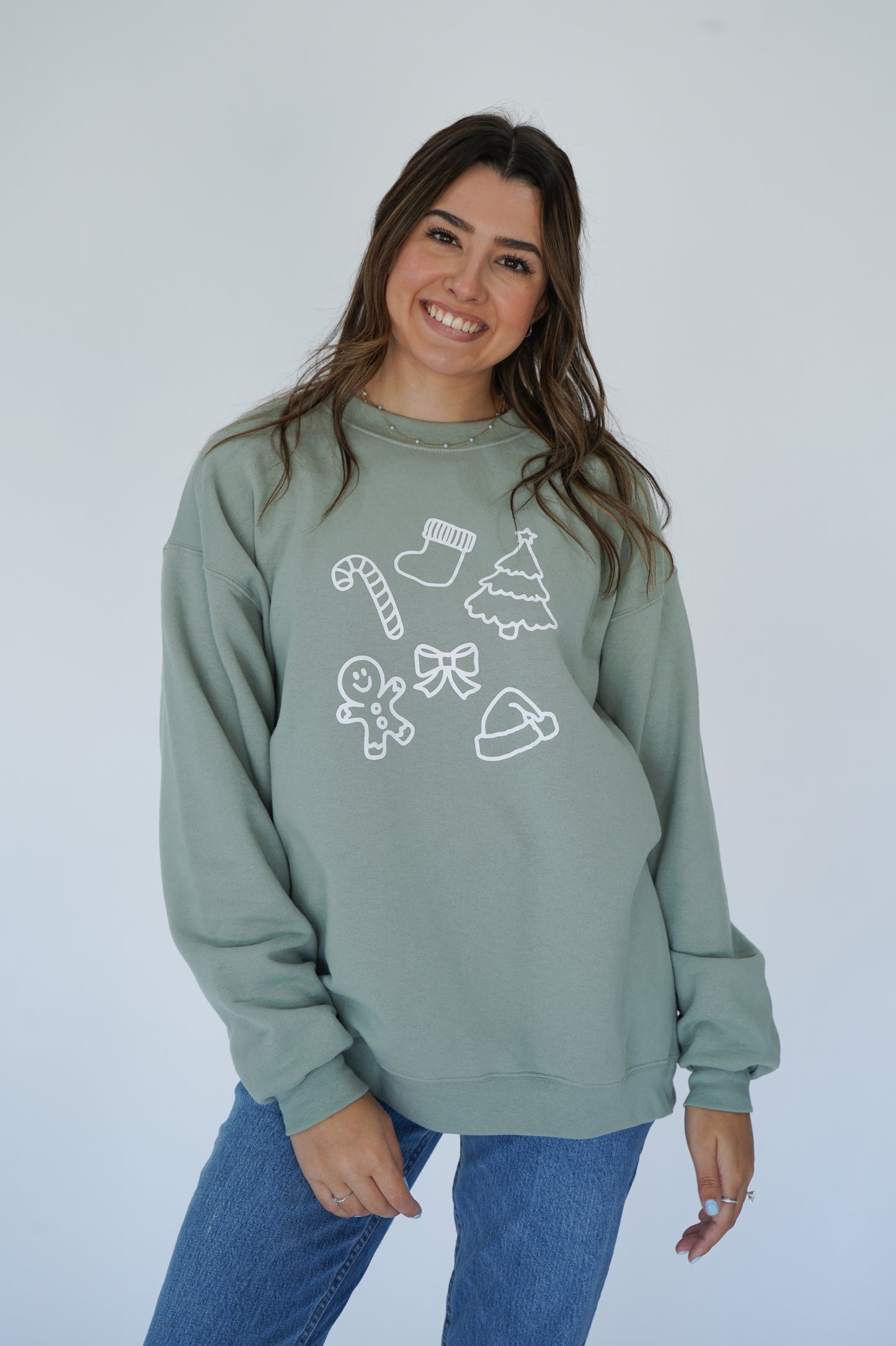 Christmas Doodles Crewneck