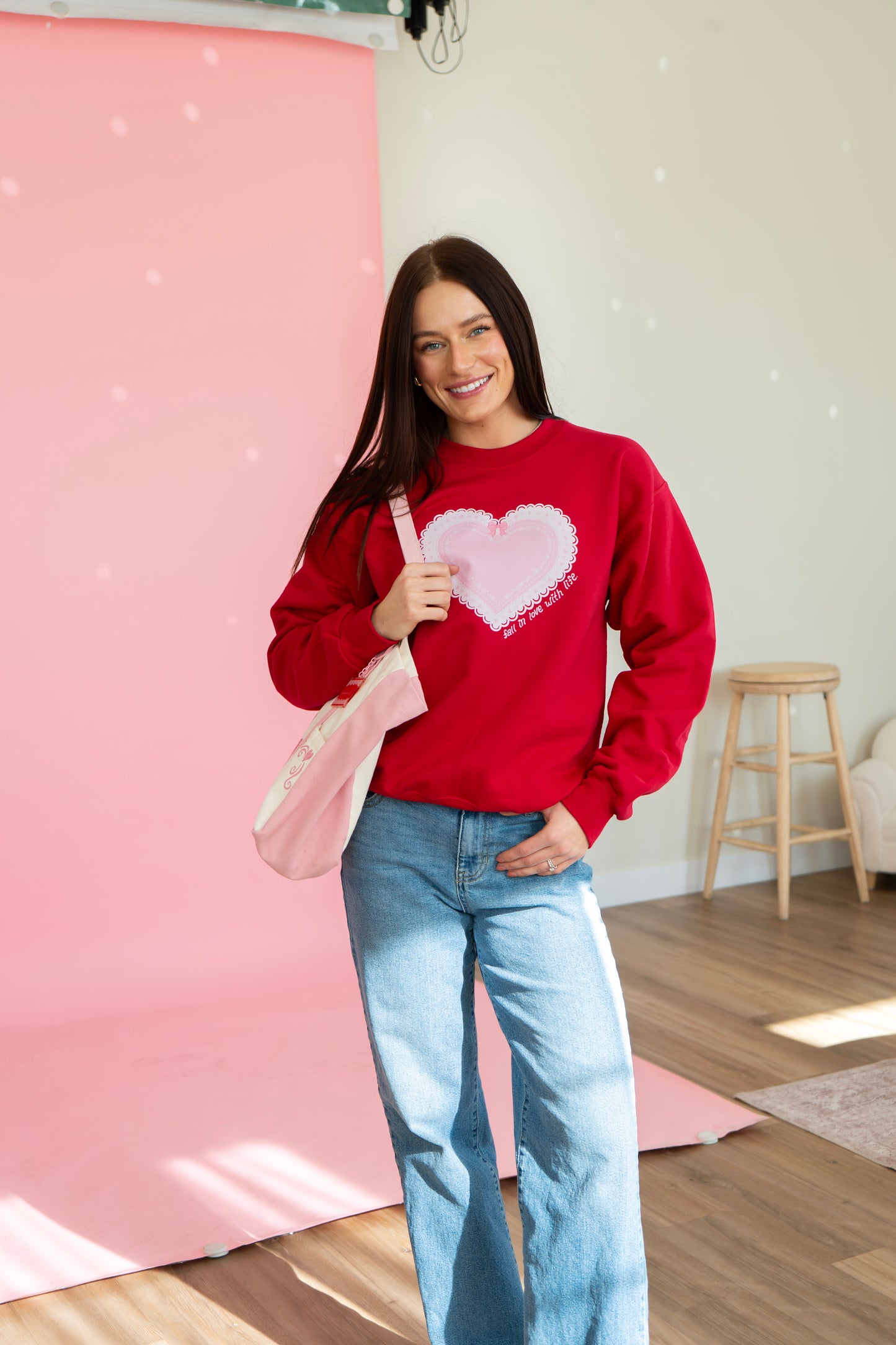 Fall In Love With Life Crewneck