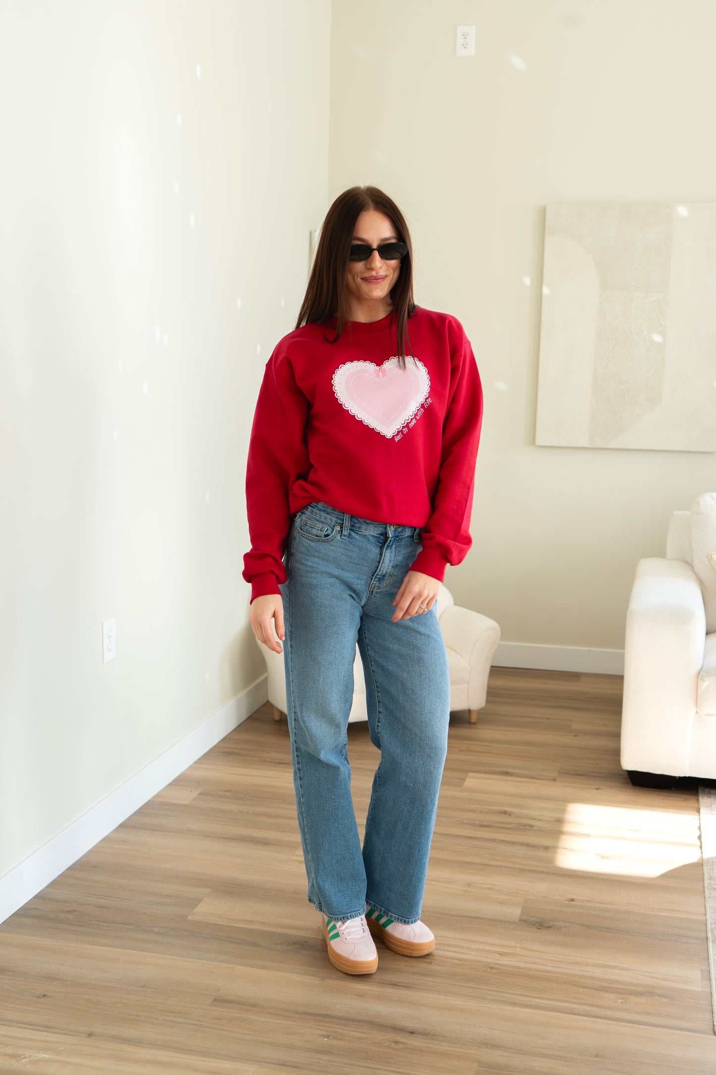 Fall In Love With Life Crewneck