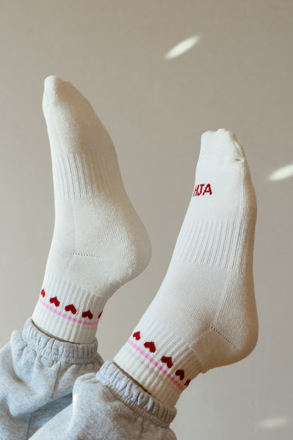 Wrapped in Love Crew Socks