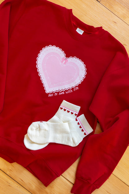 Fall In Love With Life Crewneck