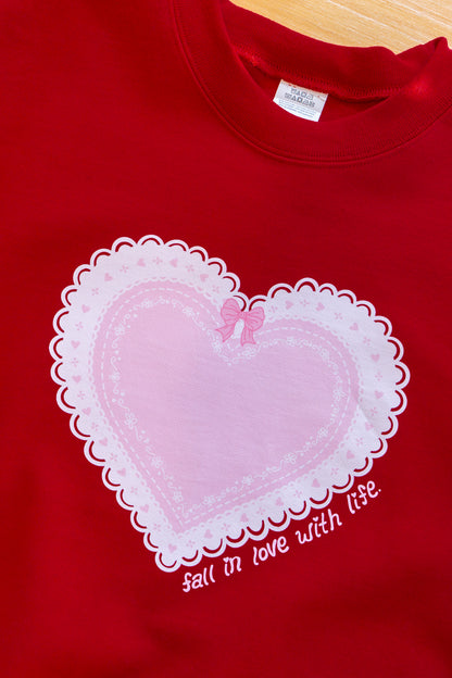 Fall In Love With Life Crewneck