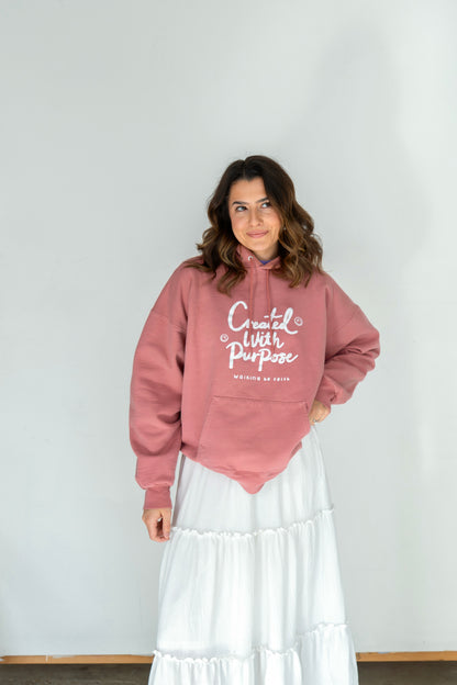 Created With Purpose Sweatshirt Pink