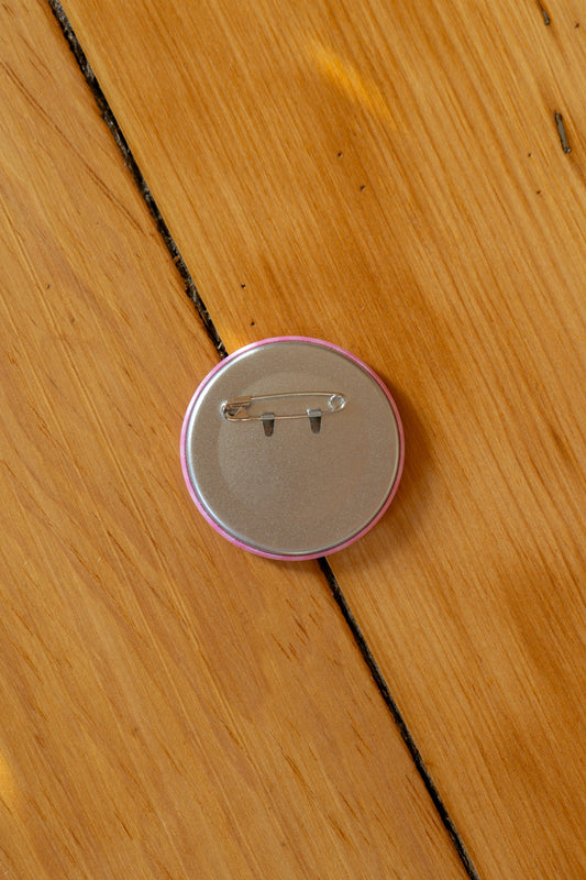 Live With Intention Button Pin