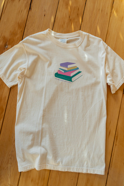 My Happiness Book Stack Tee