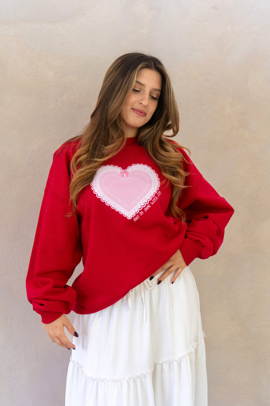 Fall In Love With Life Crewneck