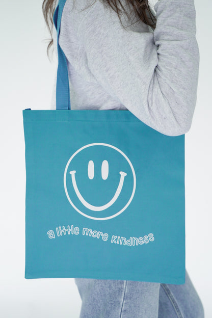 'A Little More Kindness' Smiley Tote