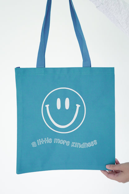 'A Little More Kindness' Smiley Tote