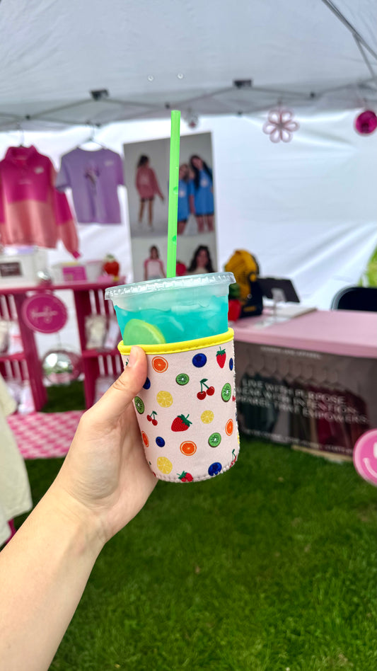 Fruit Iced Coffee/Drink Coozie